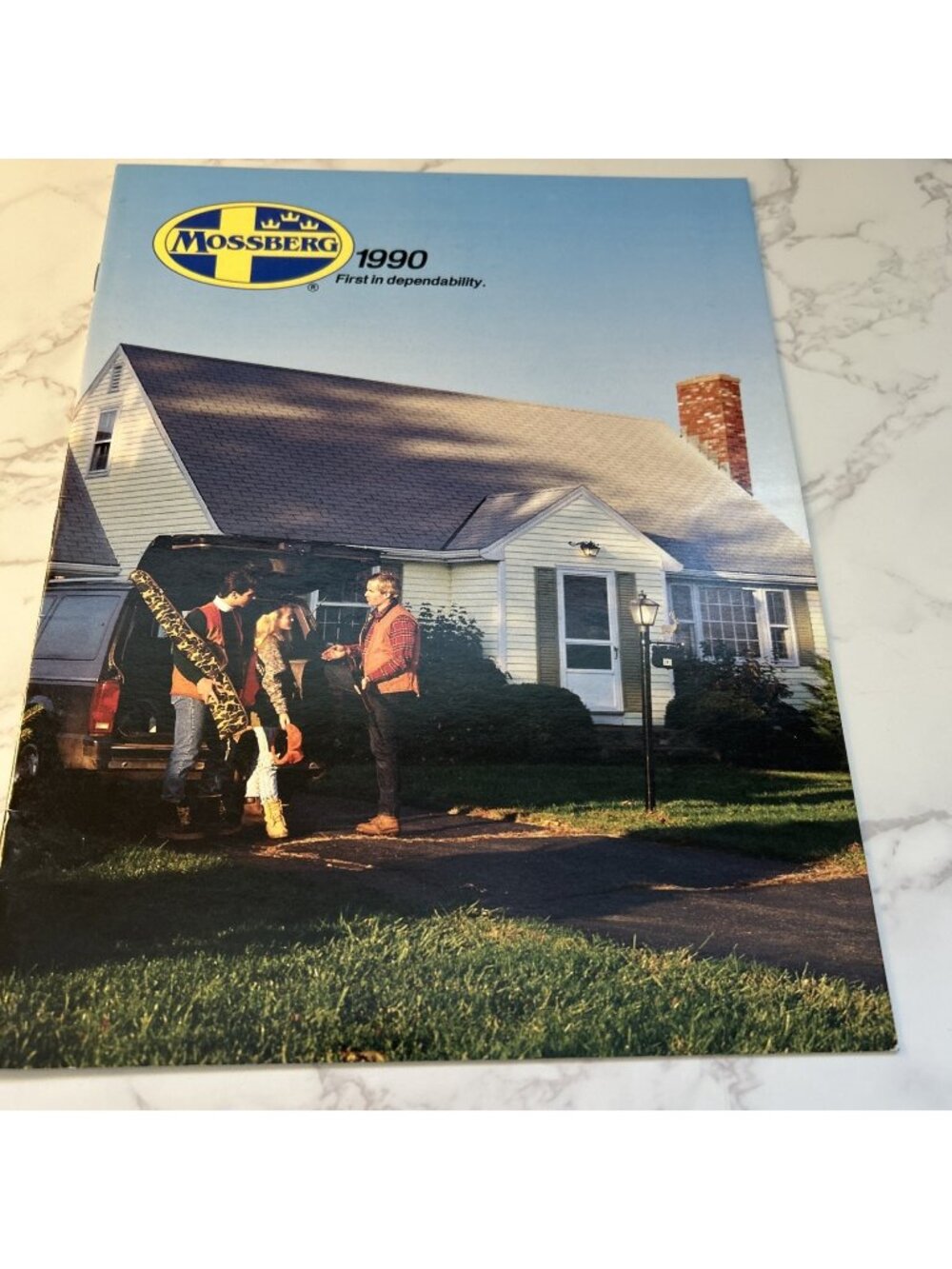 1990 MOSSBERG FIREARMS CATALOG, MODEL 5500 MKII SEMI AUTO